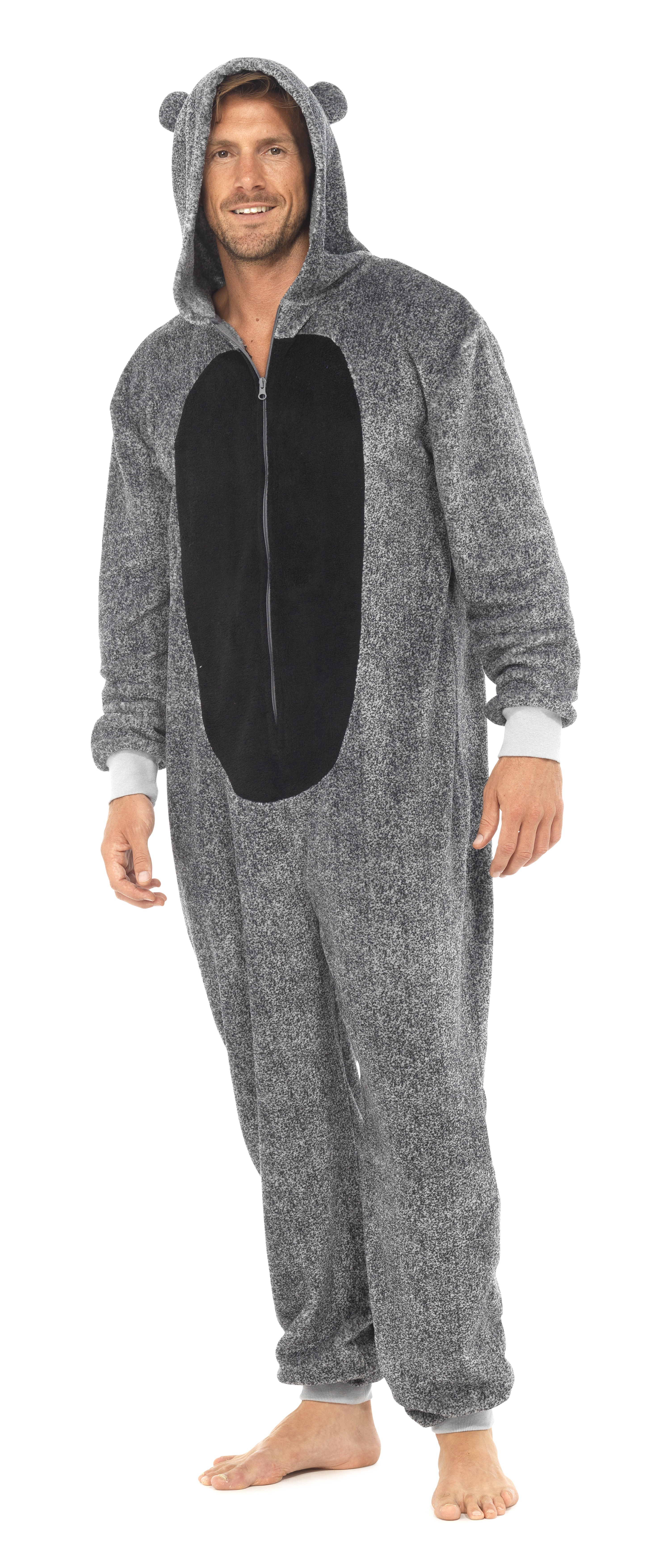 Our Products Combine the Best Footie PJ Features All adult onesies are available in Footed and Non-Footed options. Super soft and comfortable to maximize lazy lounging. Fast and cheap shipping.